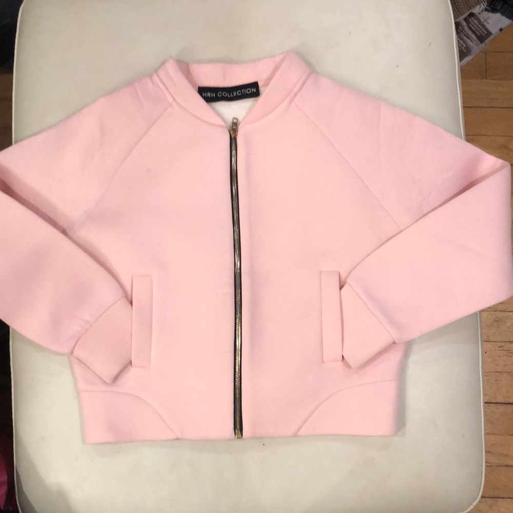 HRH Collection pink neoprene sweatshirt